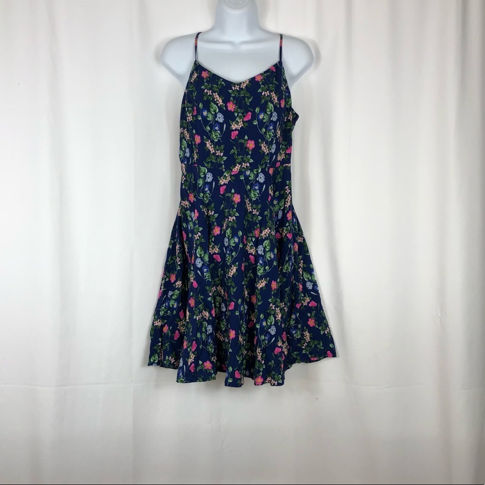 Old Navy floral spaghetti strap mini sundress L